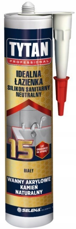 

Silikon Tytan Sanitarny Idealna Łazienka 280ML Bez