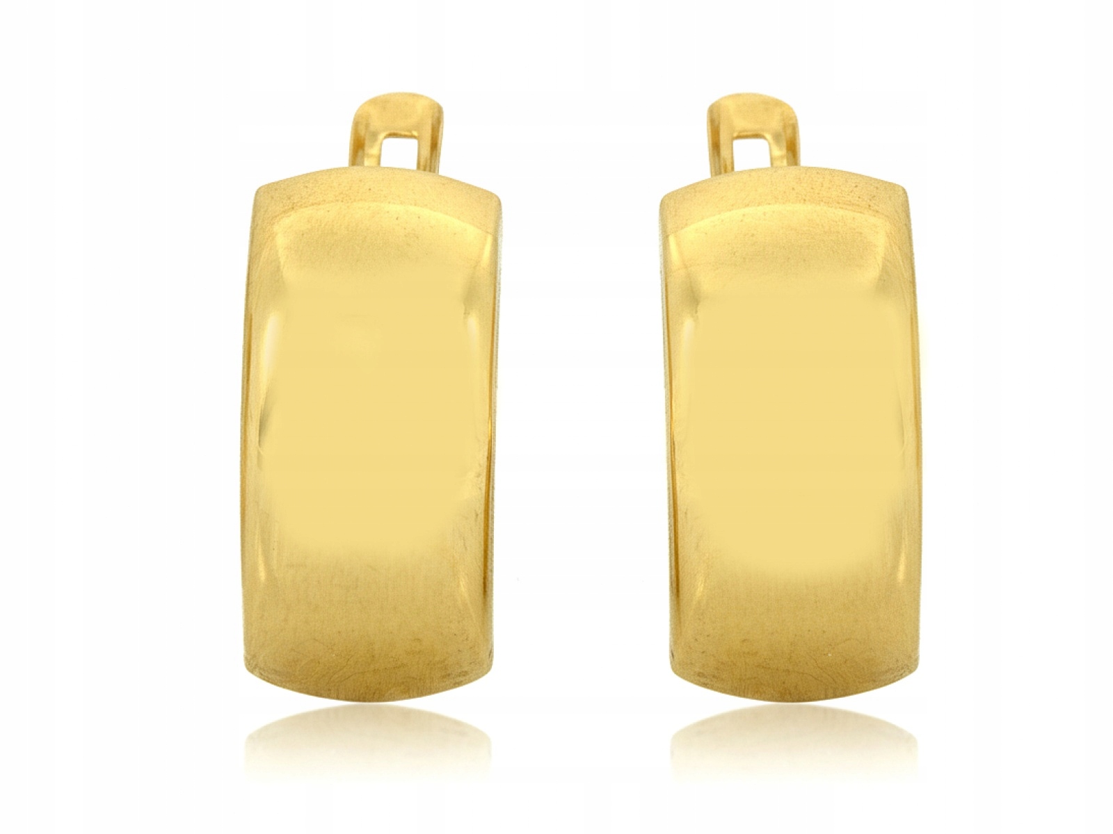 Ženské Náušnice Zlaté 585 lesklé, jemné a elegantní, ideální pro ni