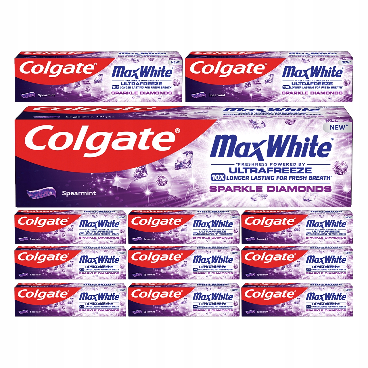 Colgate Max White Sparkle pasta do zębów 12x75 ml