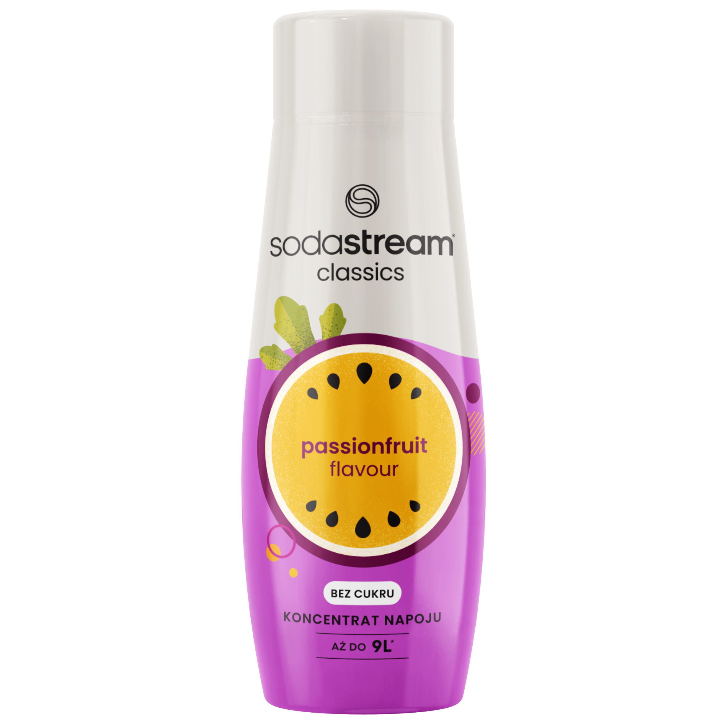 Sirup Sodastream Marakuja Koncentrát Šťáva Do Saturátoru Vody 440 ML Bez Cukru