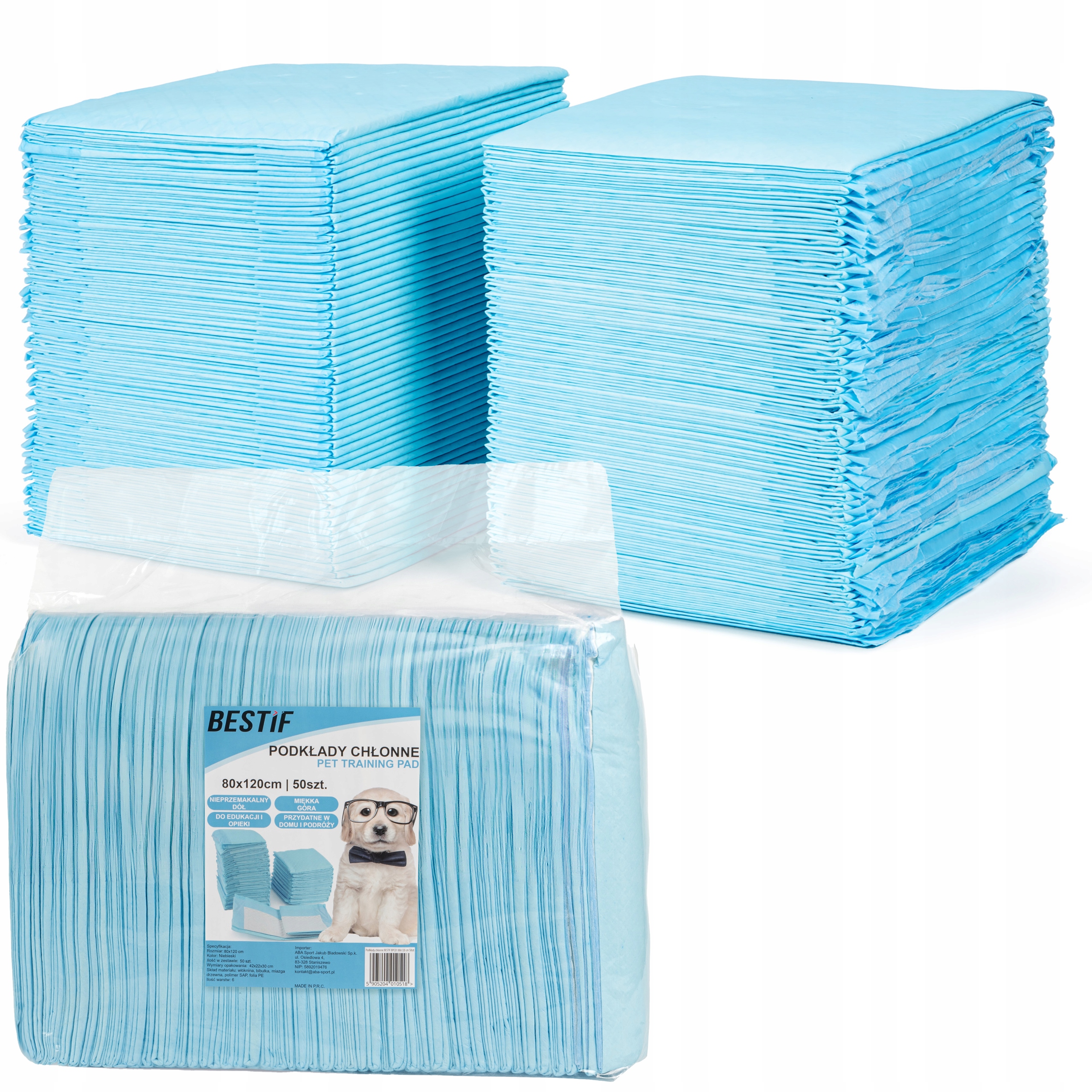 Levně Hygienické Absorpční Podložky Na Jedno Použití Přebalovací Podložky 80x120 50 Ks.