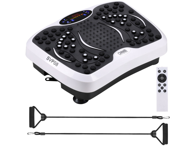 Platforma wibracyjna One Fitness SVP08 Biało-czarny