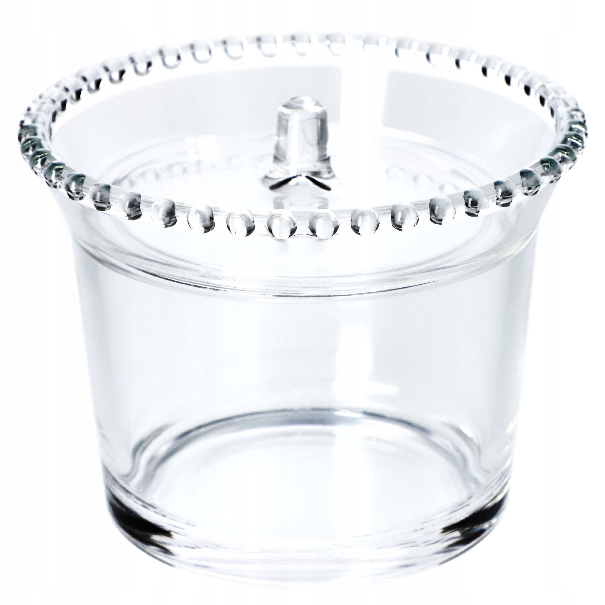 CUKIERNICA SZKLANA Z PRZYKRYWKĄ POJEMNIK NA CUKIER