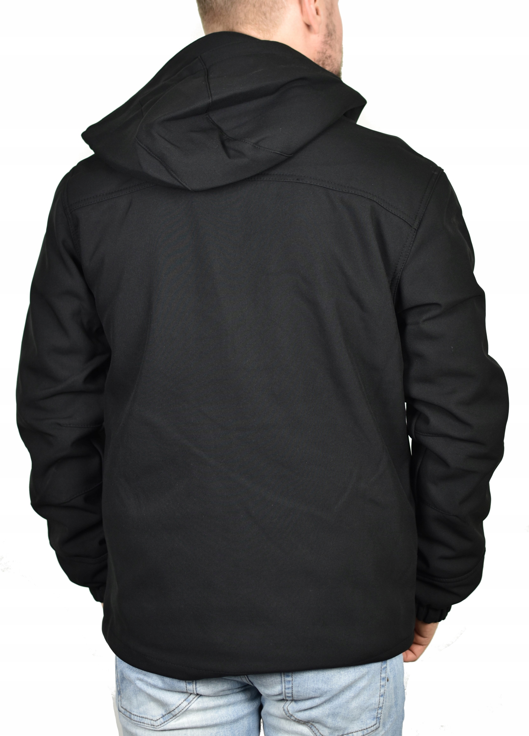 8XL-KURTKA MĘSKA SOFTSHELL PRZECIWDESZCZOWA WIOSENNA/JESIENNA PLUS SIZE Kolekcja WIOSNA/JESIEŃ