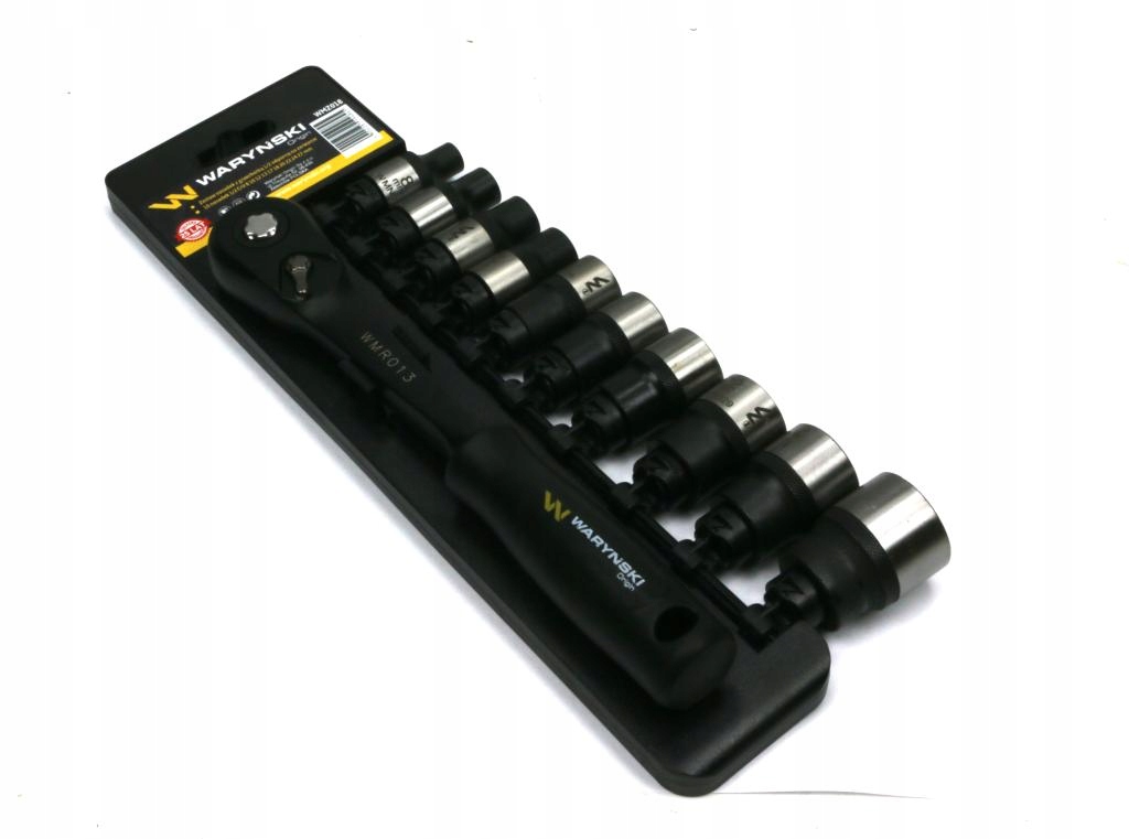 Sada L nástavcov 1/2 s račňou 8 10 12 13 17 18 20 22 24 27 mm 11 ks