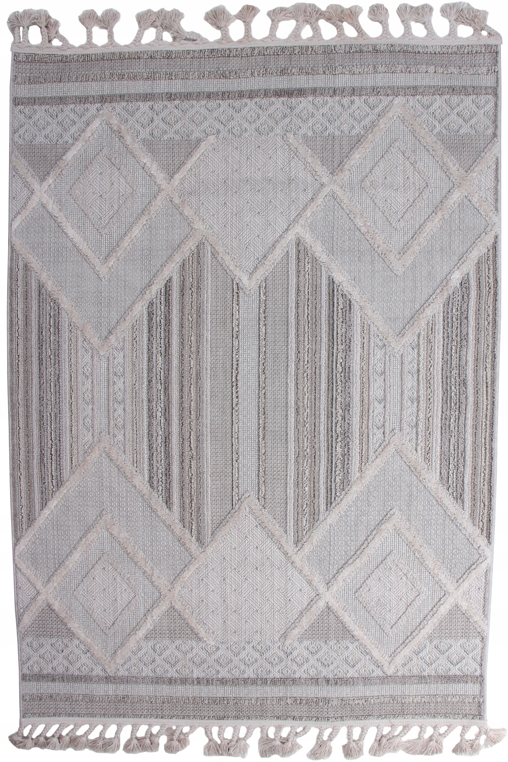 Koberec 120x170 Jasný koberec s ryhami Monaco Vegas