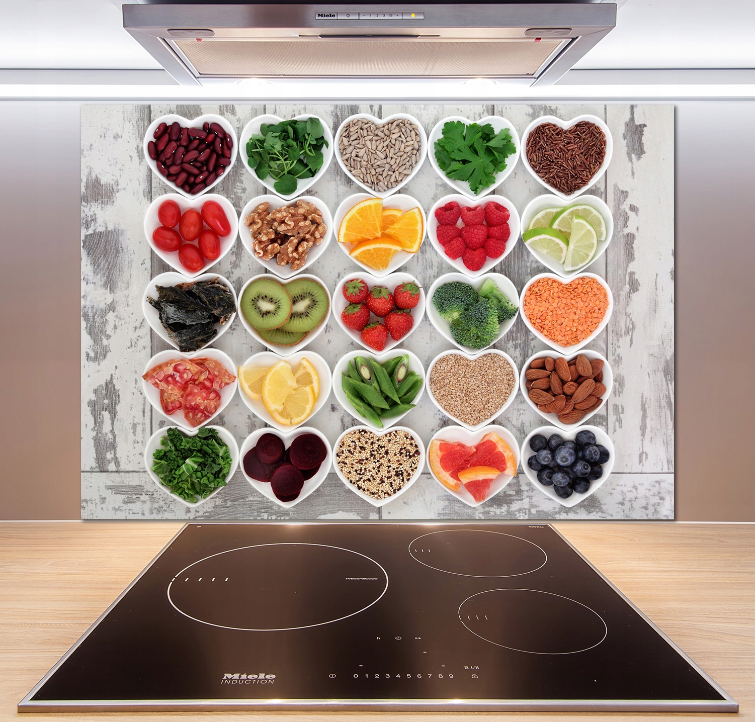 

Panel do kuchni Zdrowa żywność 100x70 cm + Klej