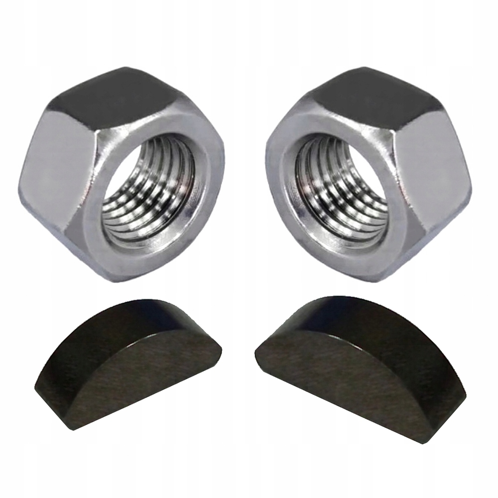 2x Nakrętka Wału i 2x Klin Wału Korbowego Wsk 125 3 nakrętki kliny