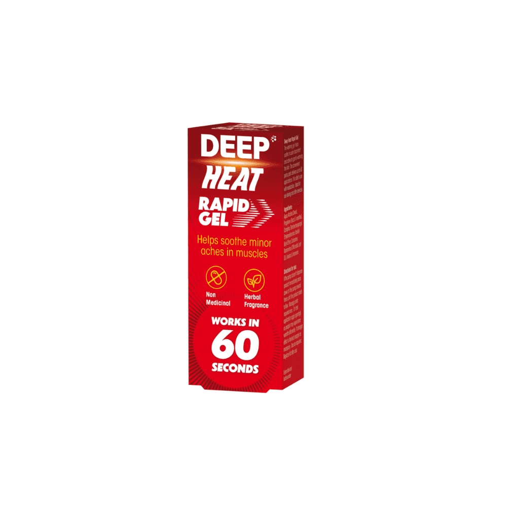 Deep Heat Rapid Gel 60 sekund 50 ml zmęczone i napięte mięśnie