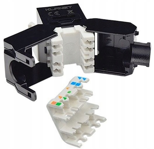 Moduł Keystone RJ45 kat. 6 Adapter Łącznik ekranowany Kabli LAN FTP STP UTP EAN (GTIN) 5905274141549