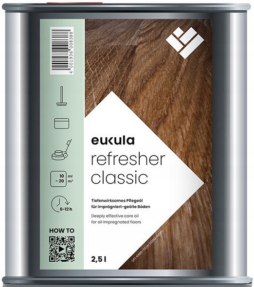Eukula Refresher Classic 2,5L vosk pro voskované podlahy