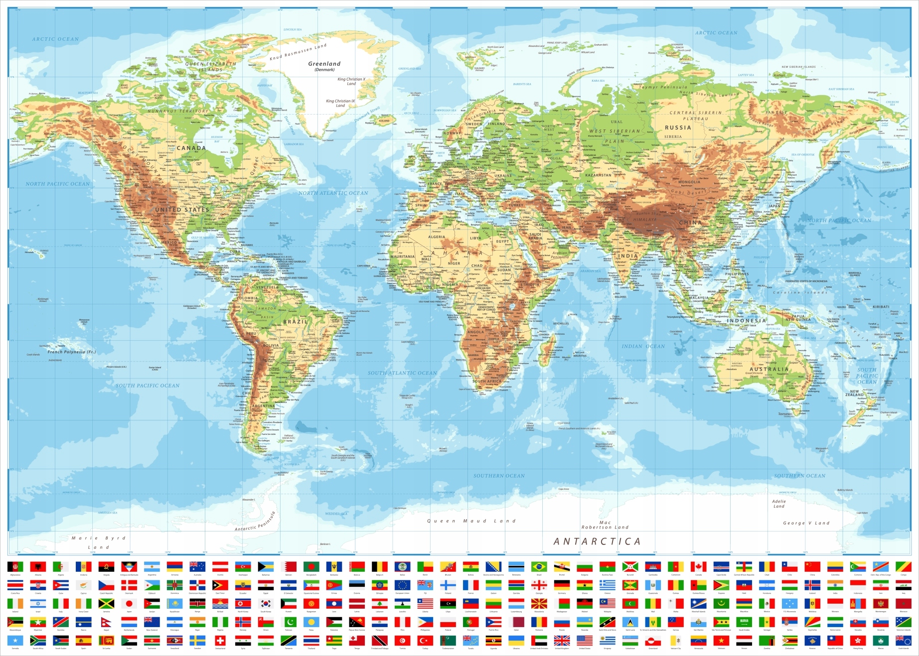

mata ochronna mata na biurko mapa świata antyposli