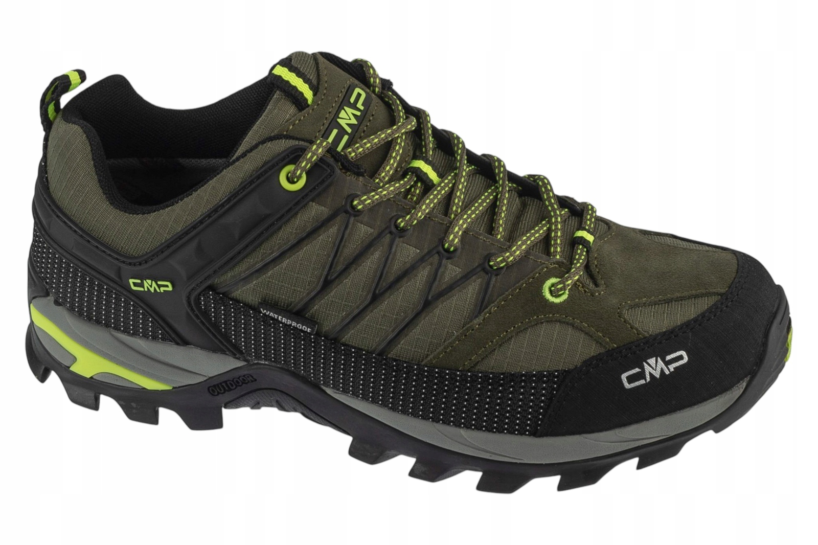 Cmp Rigel Low Wp [46] Pánské Trekové Boty semišové šedé