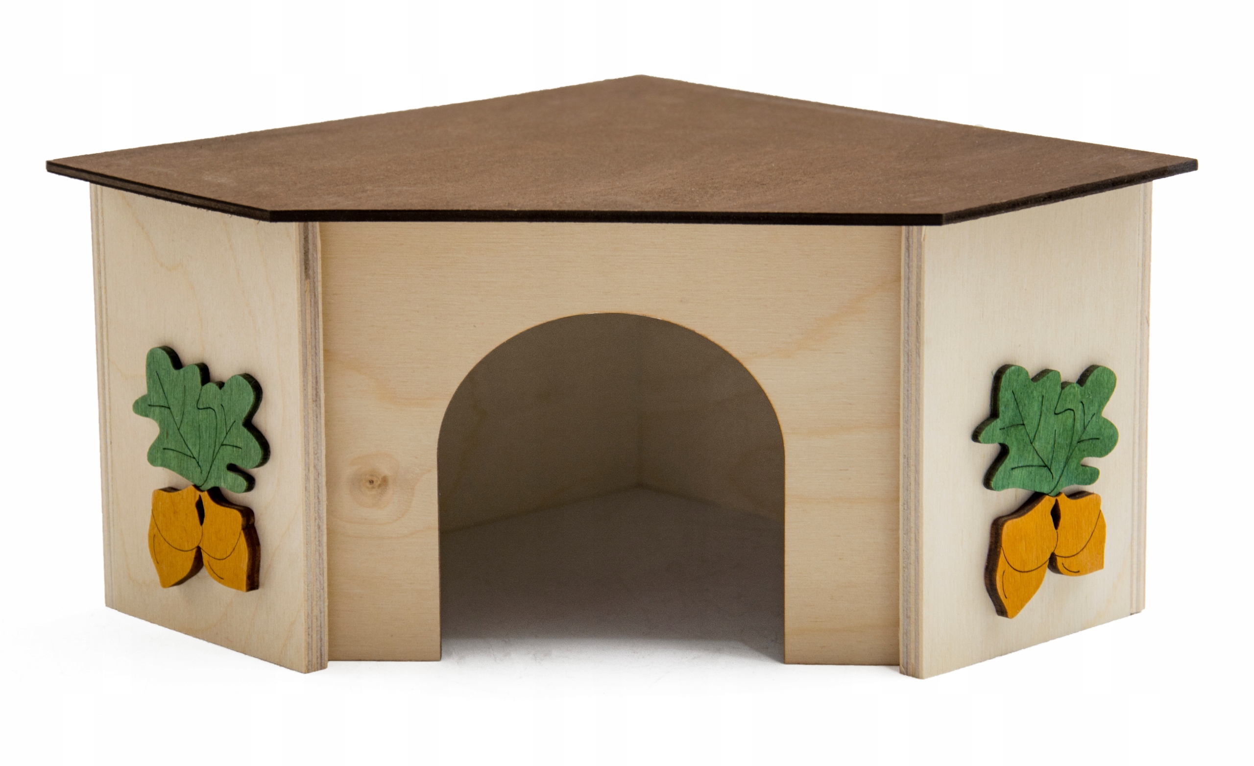 DOMEK CHATKA LEGOWISKO DLA ŚWINKI MORSKIEJ GRYZONI Głębokość produktu 21 cm