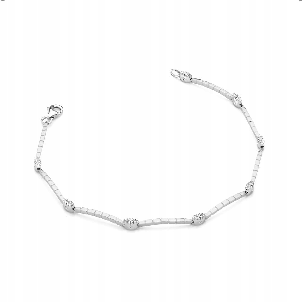 

Bransoletka z Diamentami W Białym Złocie + Grawer