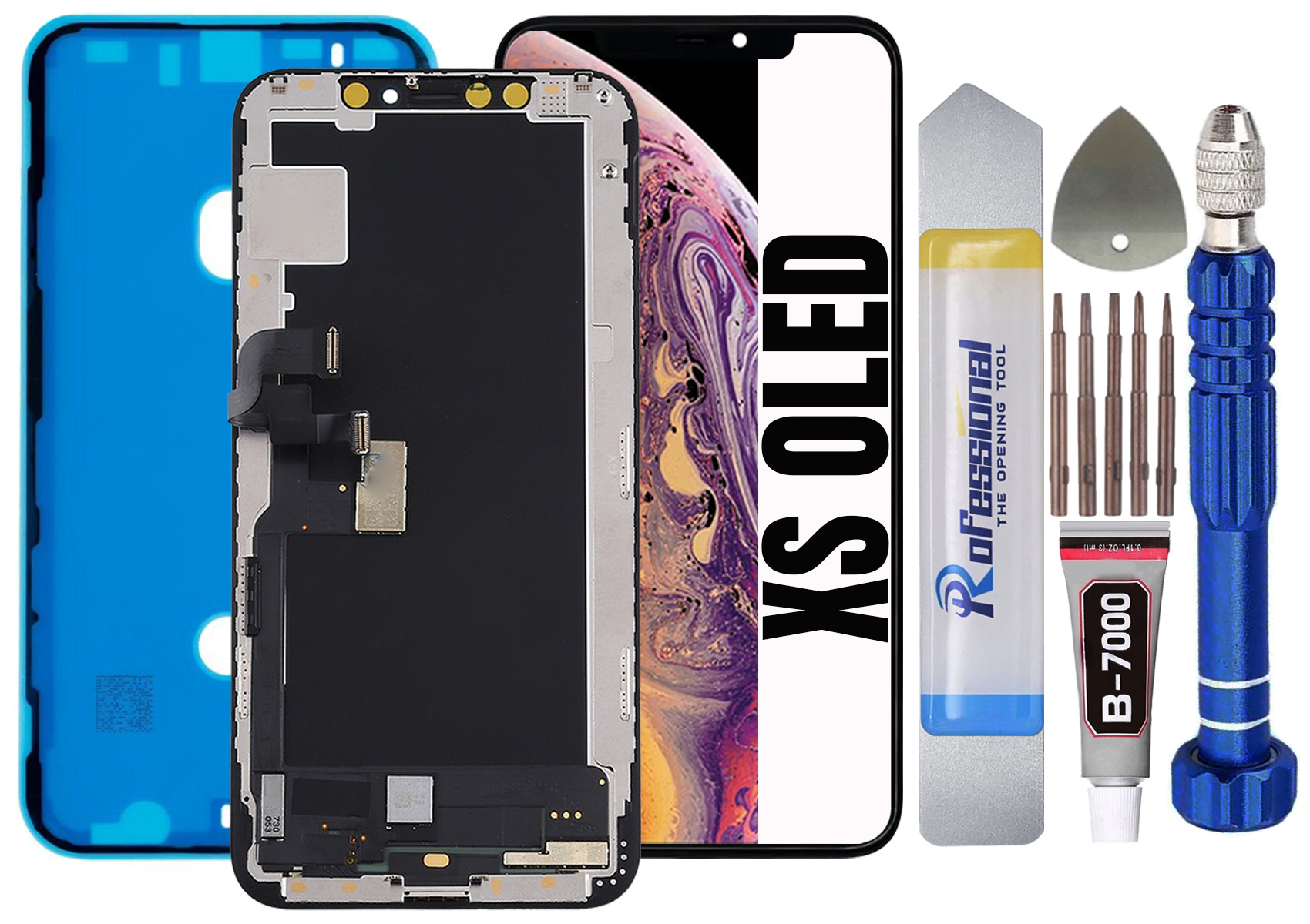 Displej Pro Iphone Xs Oled LCD Displej Těsnění