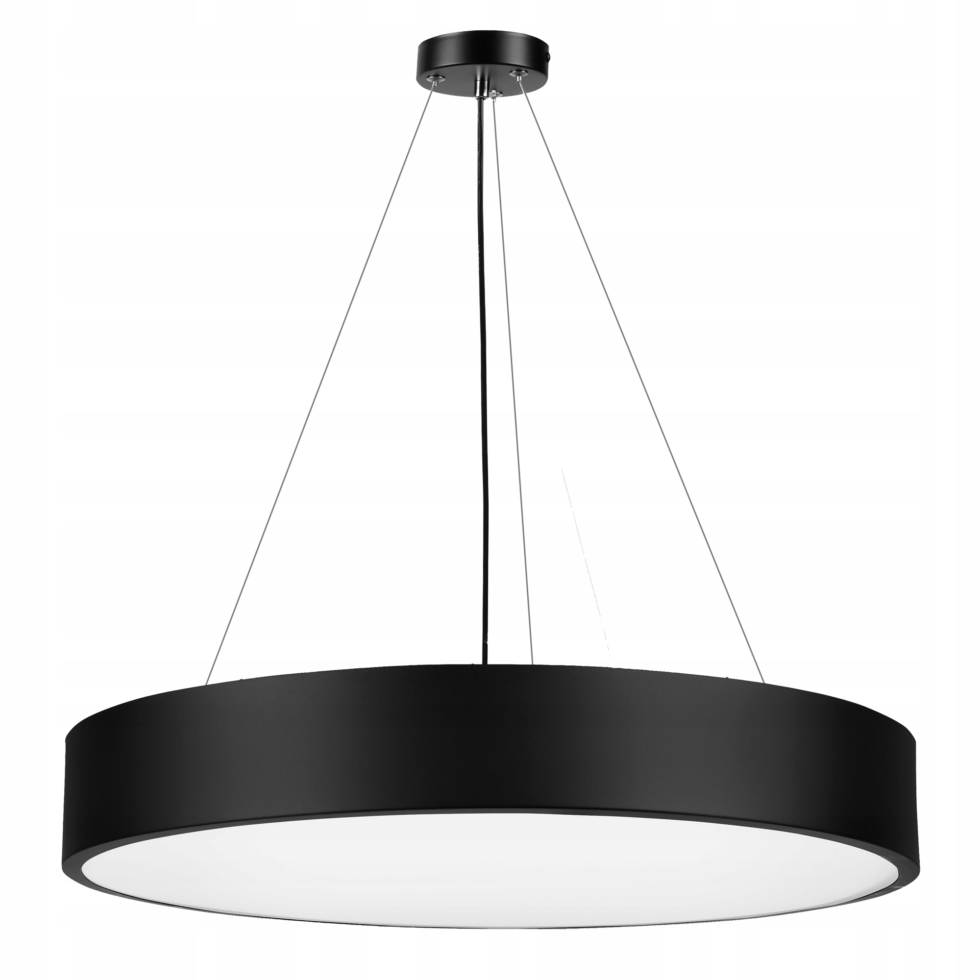 Lampa Sufitowa Led Wisząca nowoczesna żyrandol plafon 38W biała neutralna