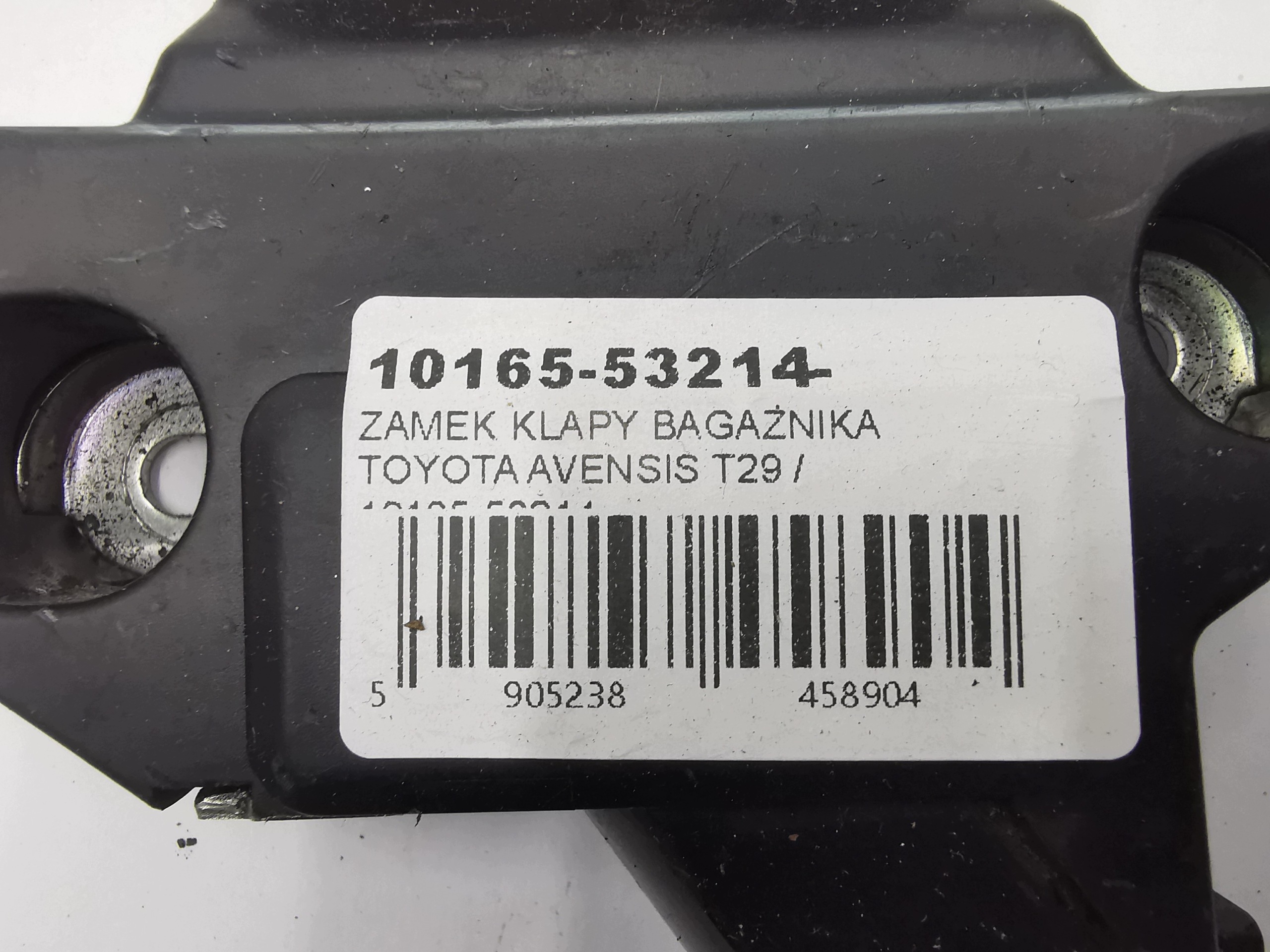 lock bonnet boot TOYOTA AVENSIS T29 / 10165-53214