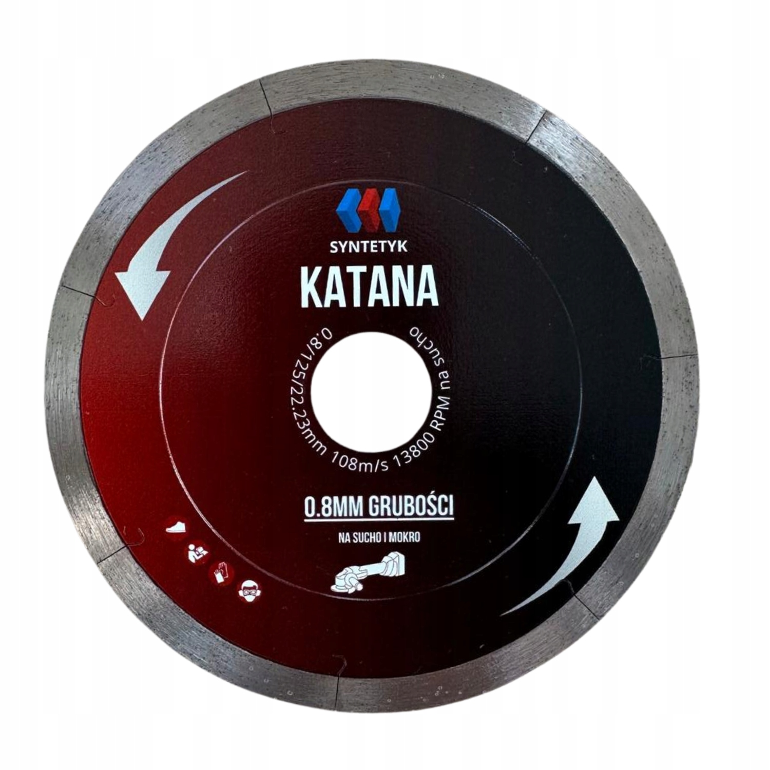 Tarcza diamentowa Katana 0,8MM Grubość do gresu, ceramiki, kamienia 125mm