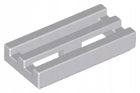 

Lego 2412b Kratka grill jasny szary lbg