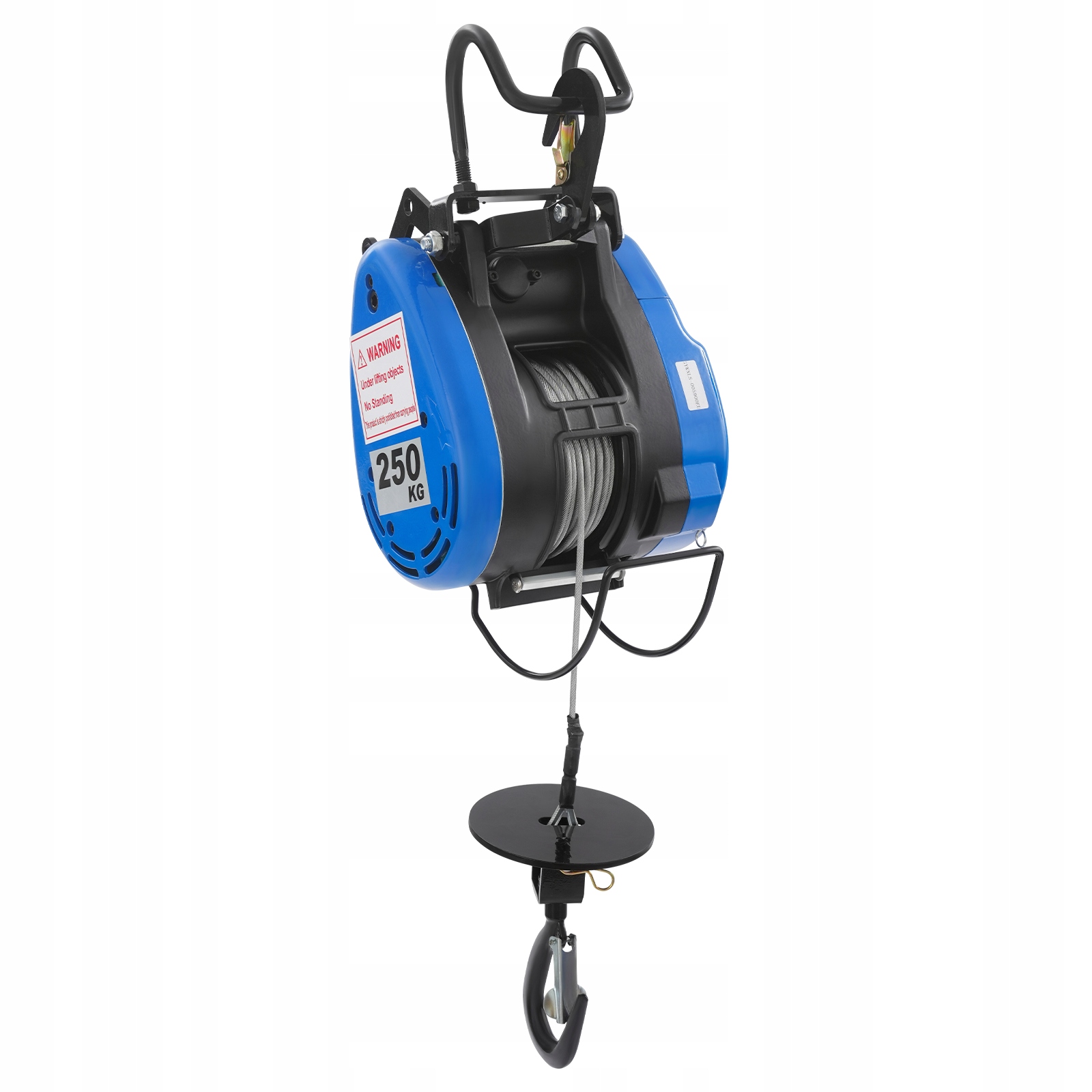 Elektrický kladkostroj s bezdrátovým dálkovým ovládáním, elektrický naviják 1500W, 30M