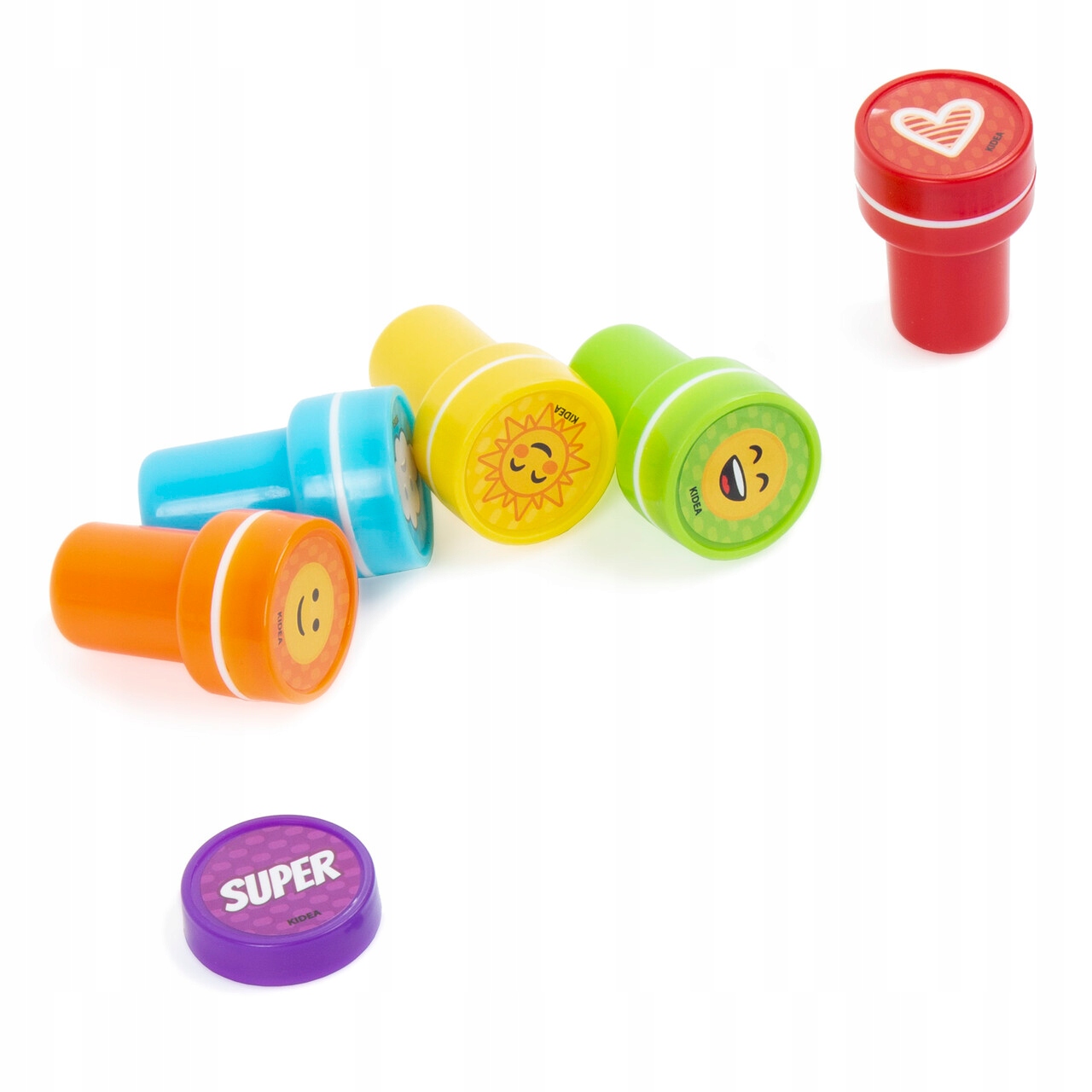 Kidea stempelki motywacyjne pieczątki 9 szt Bohater brak