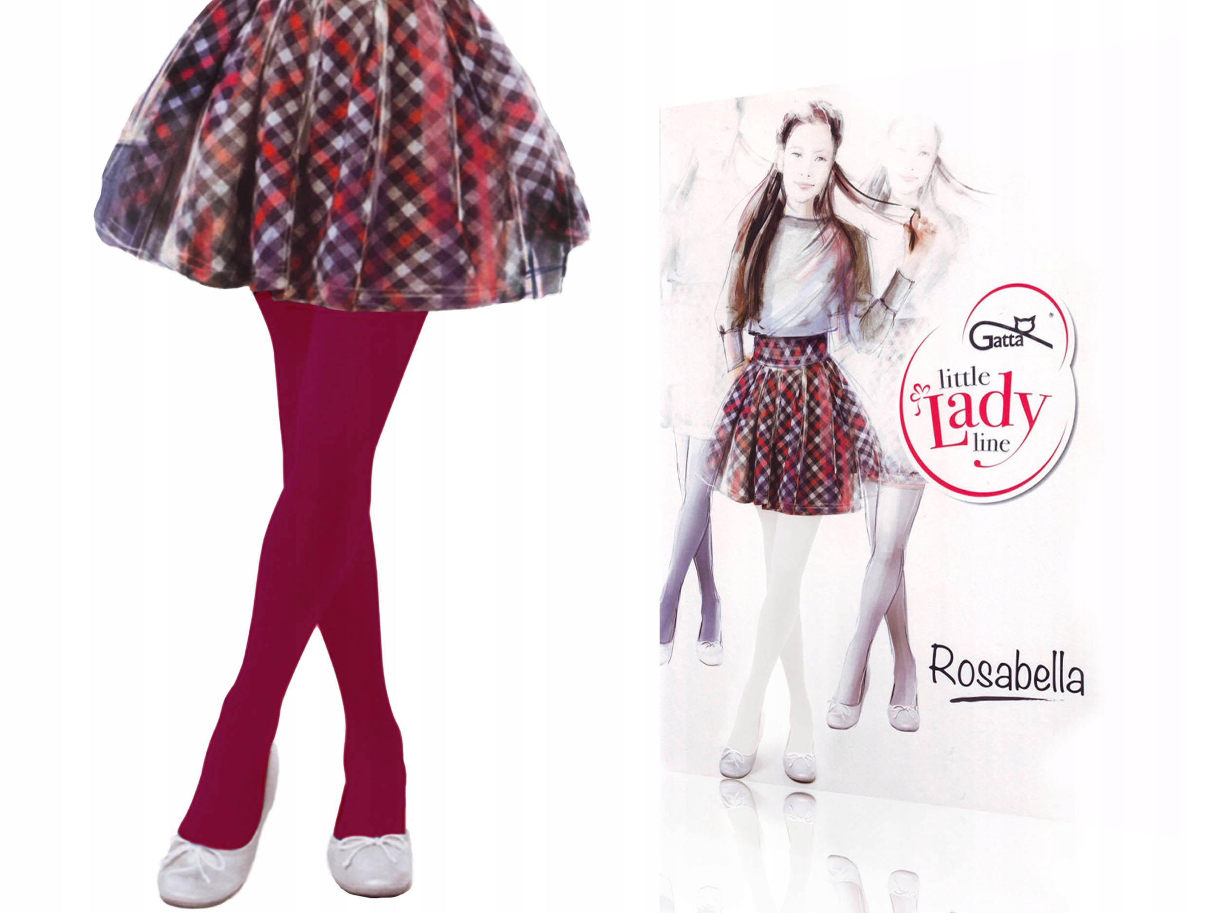 

Rosabella Gatta rajstopy 60 den, fuchsia, 104-110