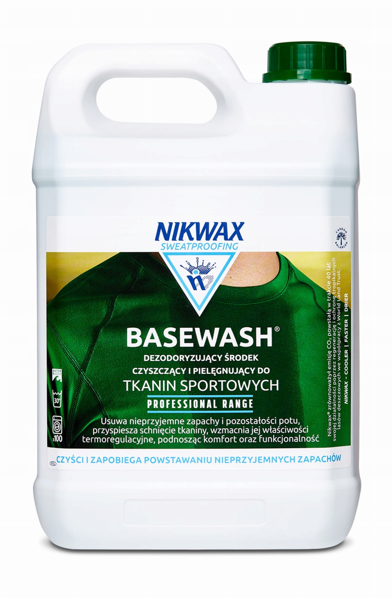 Nikwax Basewash 5 L – Tekutý Prací Prostředek Na Termoaktivní Prádlo