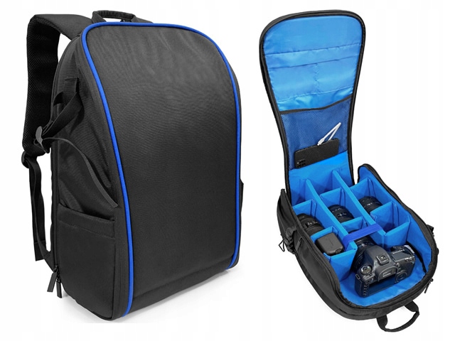 Prostorný Fotografický Batoh Na Fotoaparát Canon Nikon Sony Notebook Tablet