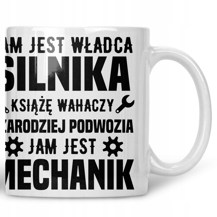 

Kubek Jam jest Mechanik