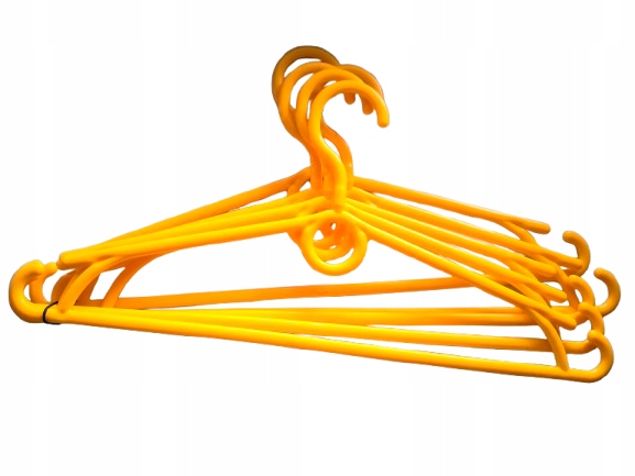 Otočný věšák na oblečení 100 ks Žlutý, továrna