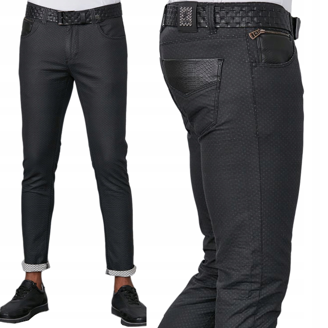 

Spodnie Męskie Mondo Casual Limited Elegance Skóra