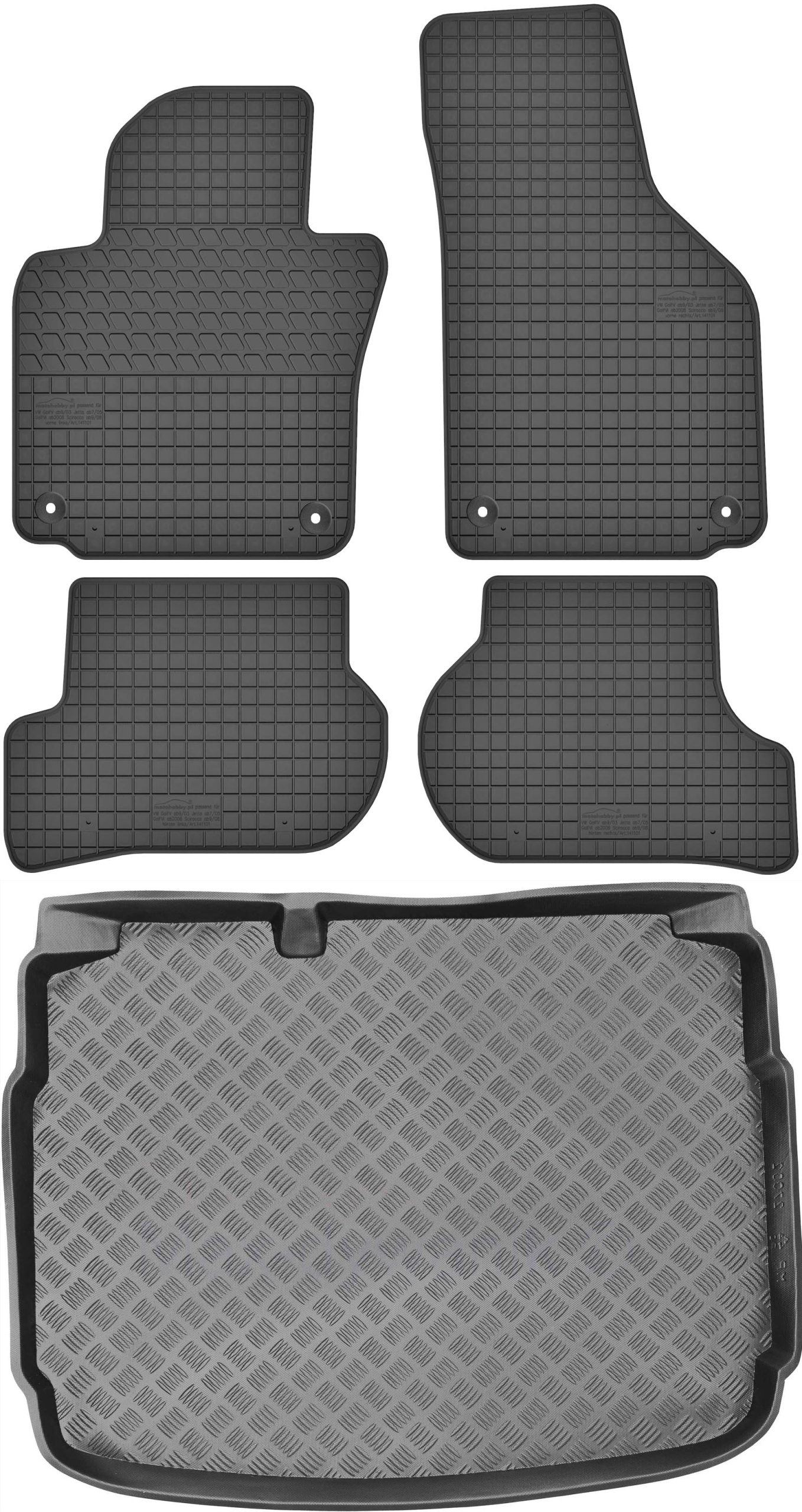

Seat Leon II Hatchback 2005-2012 Dywaniki mata