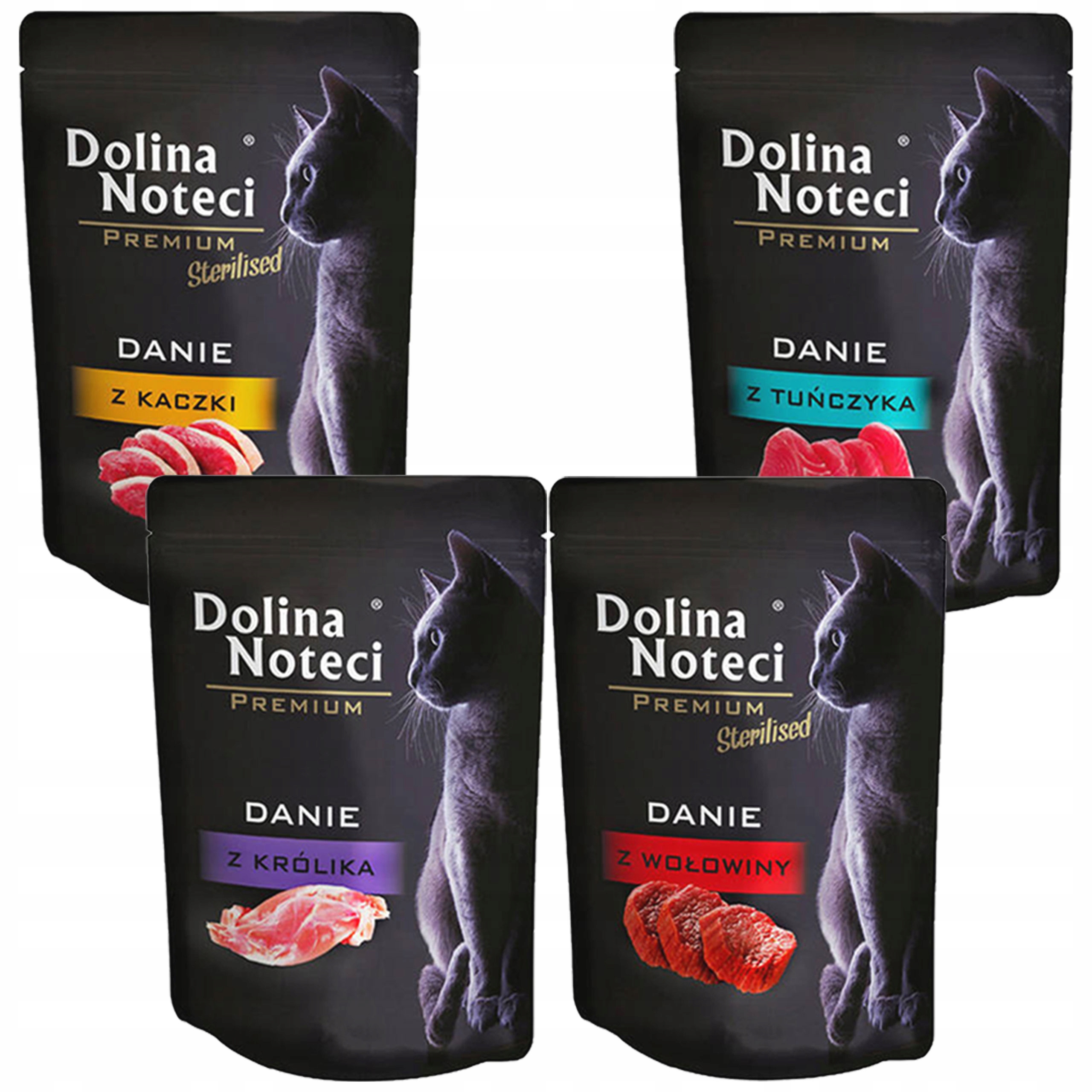 Levně Dolina Noteci Premium krmivo pro kočky pro kočky mix chutí 120 x 85 g, bez obilovin