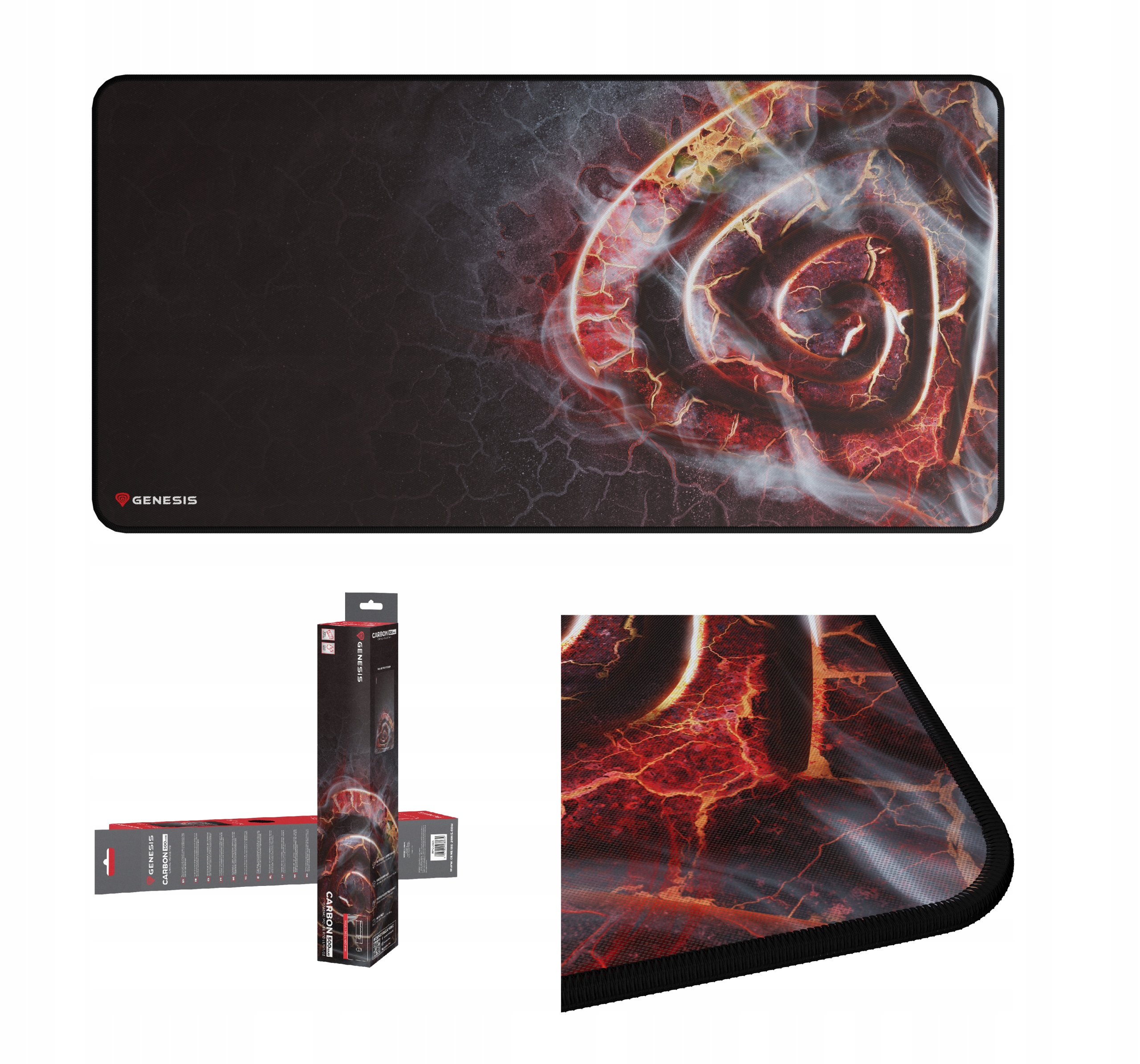 

Podkładka Pod Mysz Genesis Carbon 500 Maxi Lava G2