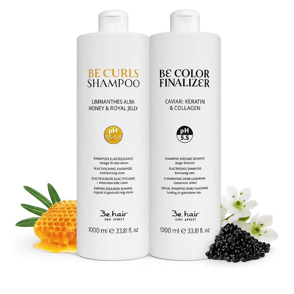 Velký Šampon Be Hair Be Color Finalizer 3C Complex Be Curls Kudrnaté Vlasy