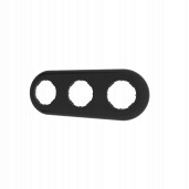 Gniazdo pojedyncze z uziemieniem SCHUKO RETRO LOFT BOHO VINTAGE czarne Stan opakowania oryginalne