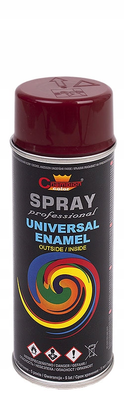 

Farba Lakier Spray 400ml RAL3005 Czerwony Winny