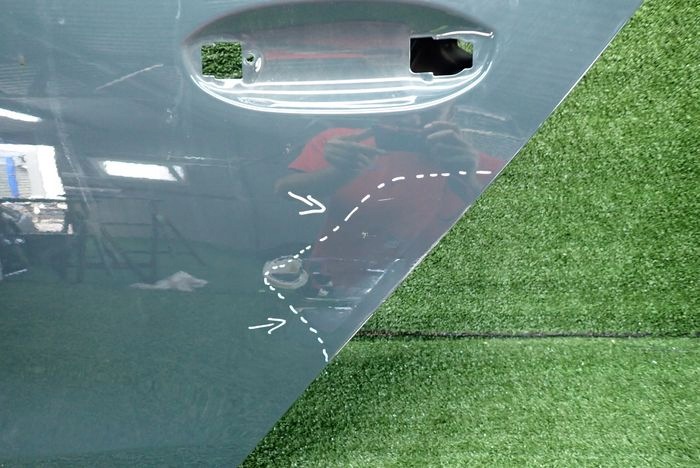 SEAT LEON IV KOMBI door left rear. rear part