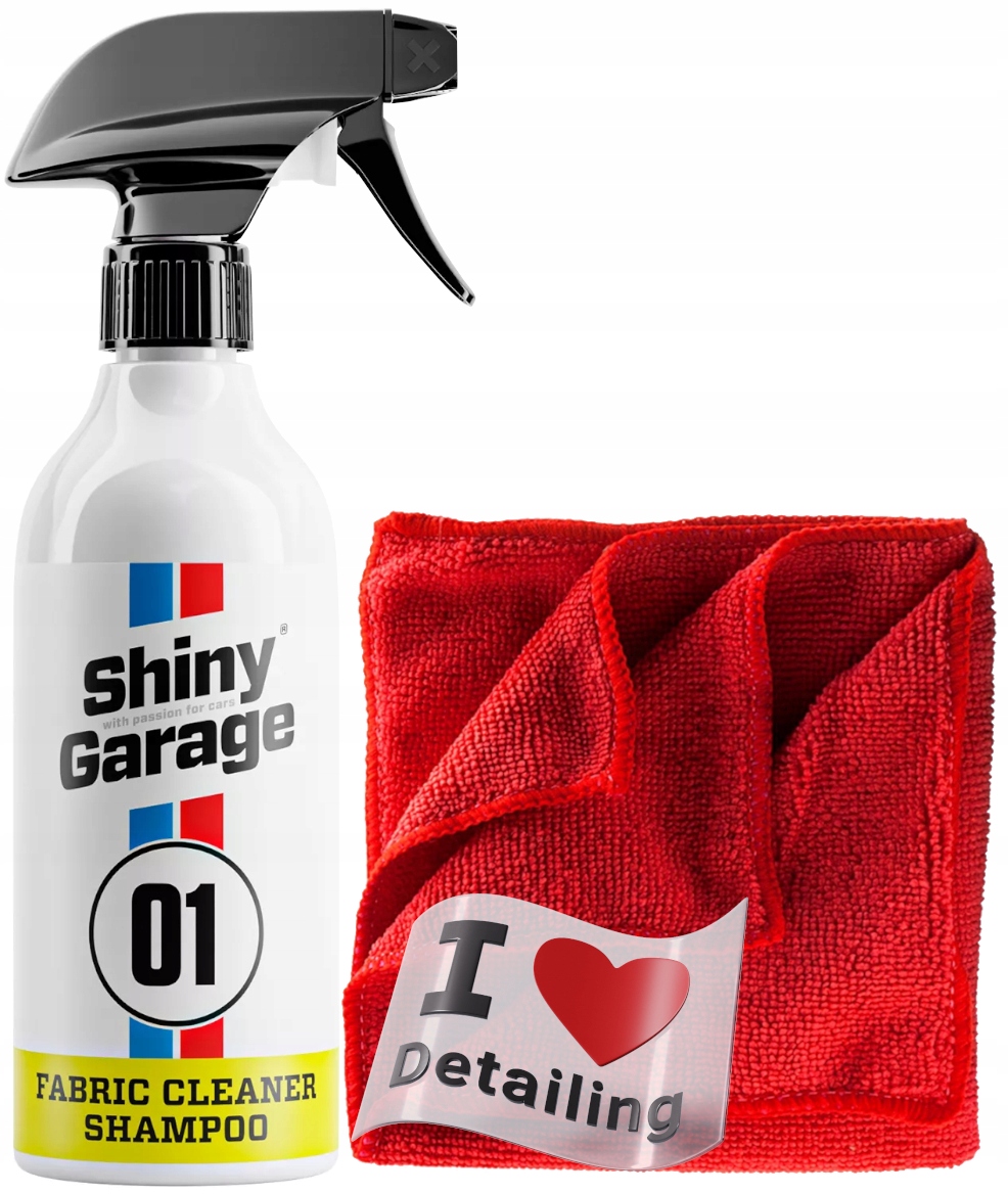 

Shiny Garage Fabric Cleaner Czysta tapicerka 0,5l