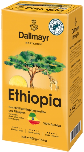 Levně Dallmayr Ethiopia Mletá káva 500 g
