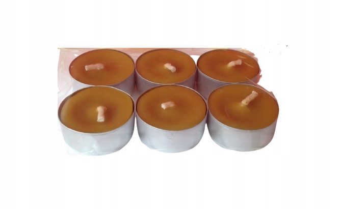 

Podgrzewacze Tealight z wosku pszczelego-60 sztuk