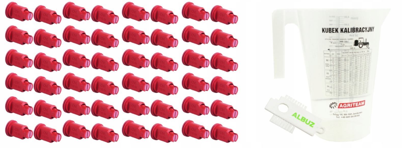 КОМПЛЕКТ НАСАДОК ПРОМІНЬ 24М CVI 110 04 ALBUZ + БЕЗКОШТОВНО