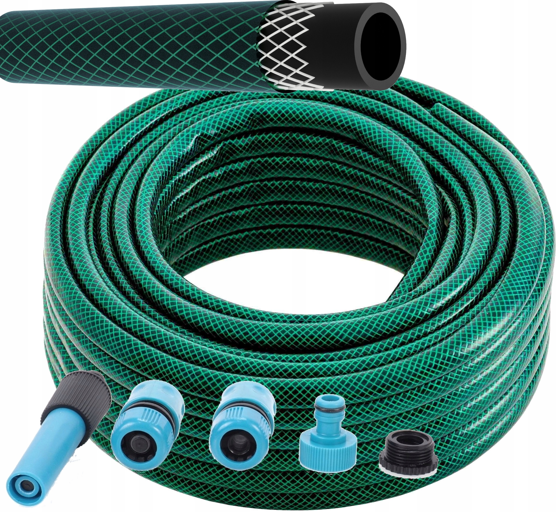 

Wąż Ogrodowy 3-WARSTWOWY 20BAR 1/2" 30m Złączki