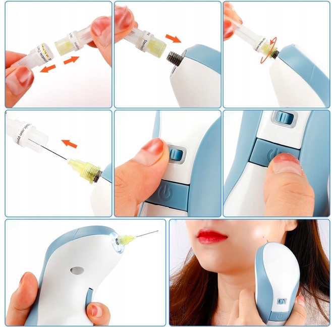 PLAZMA PEN MAGLEV LASER LIFTING POWIEKI GÓRNEJ DOLNEJ REDUKCJA ZMARSCZEK Wysokość urządzenia 19 cm