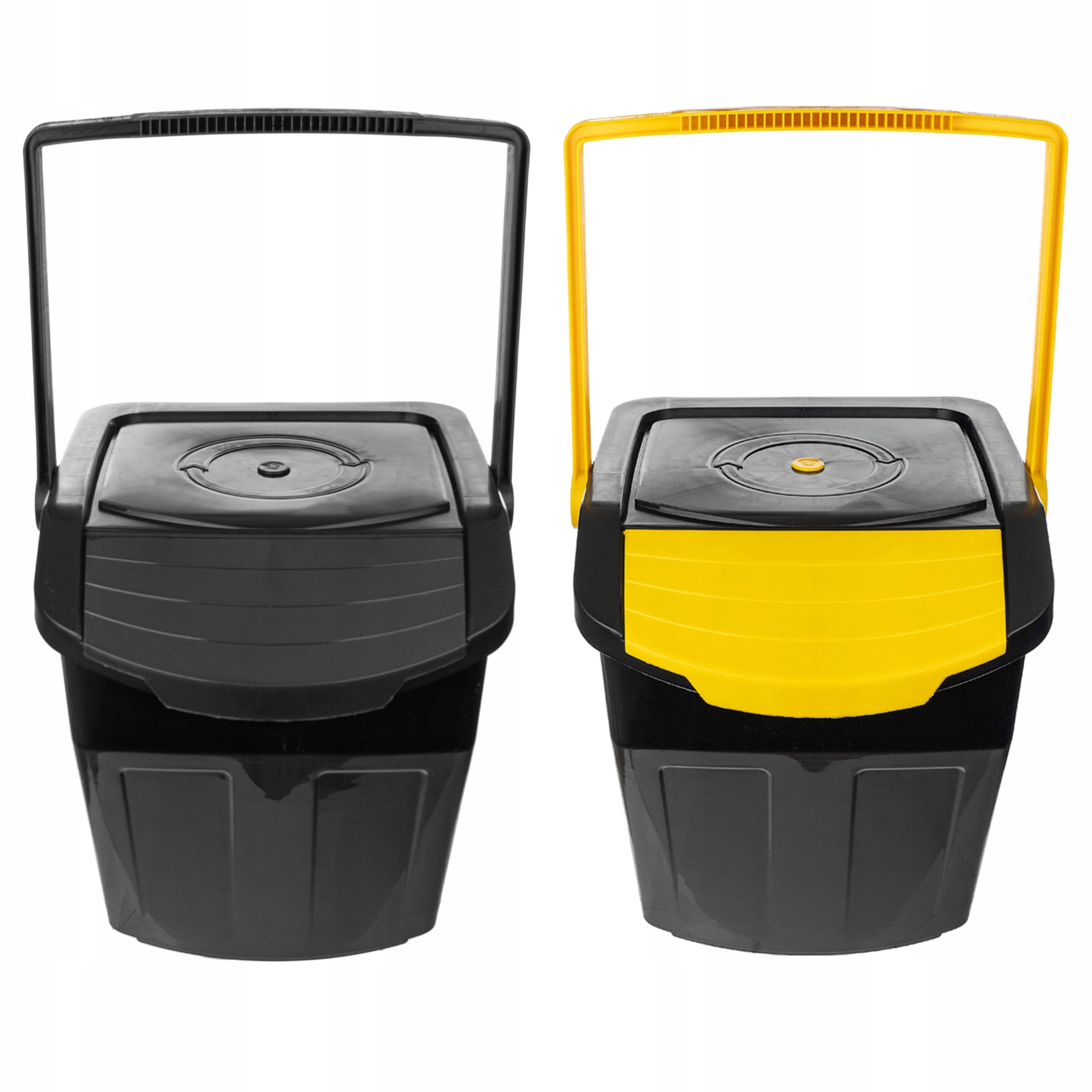Koš na třídění odpadu EcoBox 2 Černo-žlutý