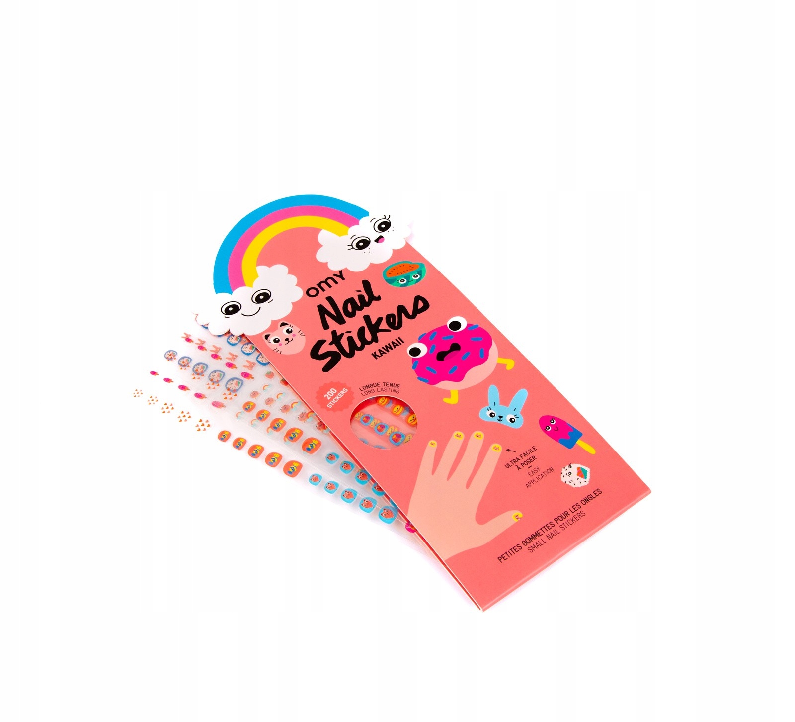

omy Naklejki na Paznokcie Kawaii dziecięce słodkie