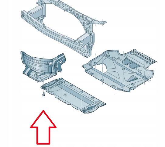 ASO VW ZESTAW ŚRUB OSŁONY DOLNEJ SILNIKA -AUDI- Numer katalogowy części N90896202