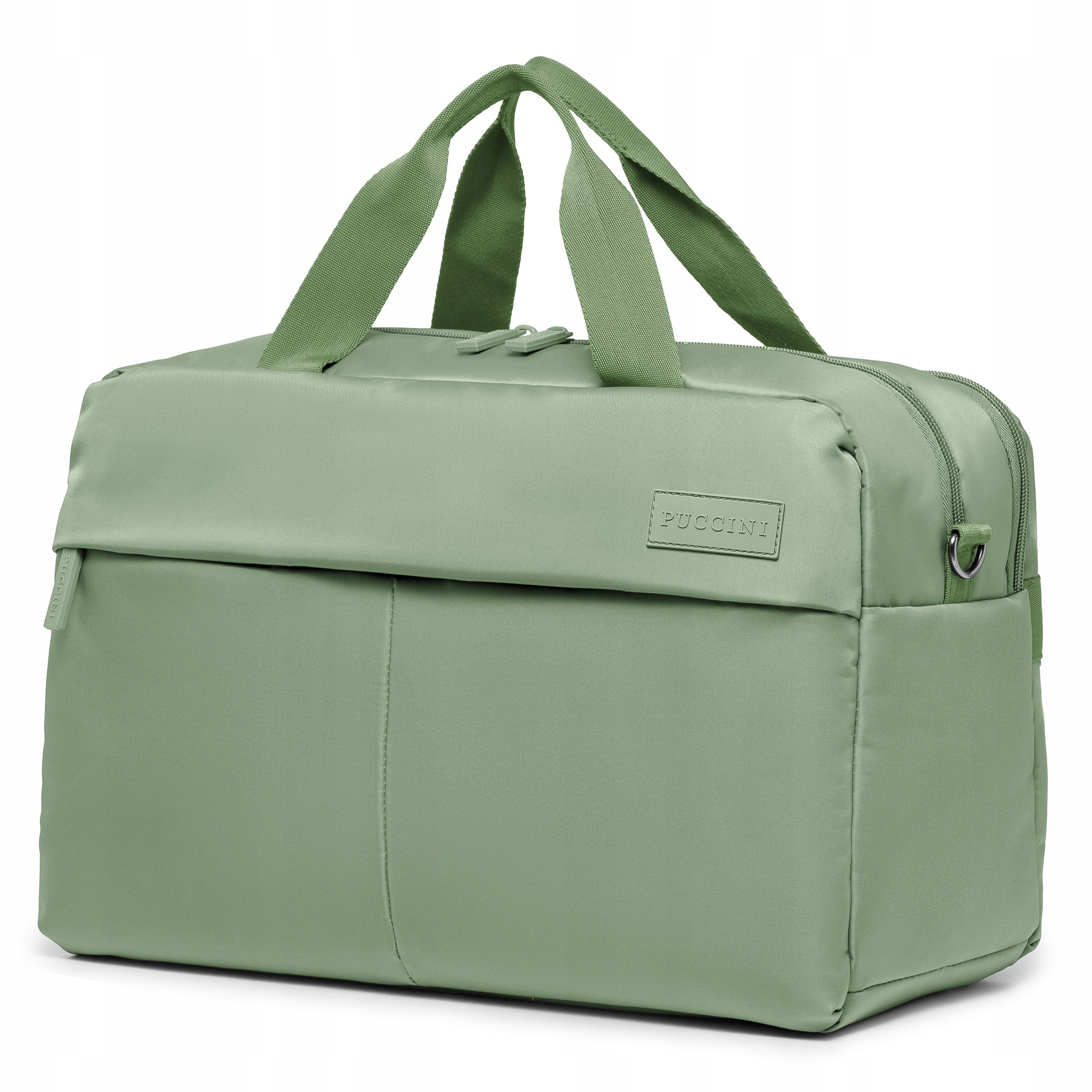 Puccini Cestovní sportovní taška s víkendovým ramenem pro notebook zelená B50251-5A