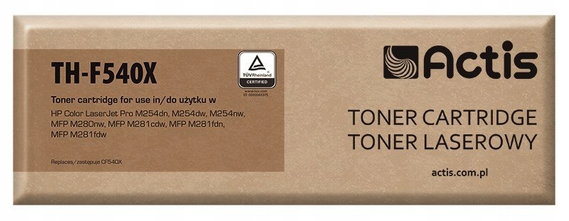 Actis TH-F540X Toner (zamiennik Hp 203X HP203X CF540X; Standard; 3200 stron